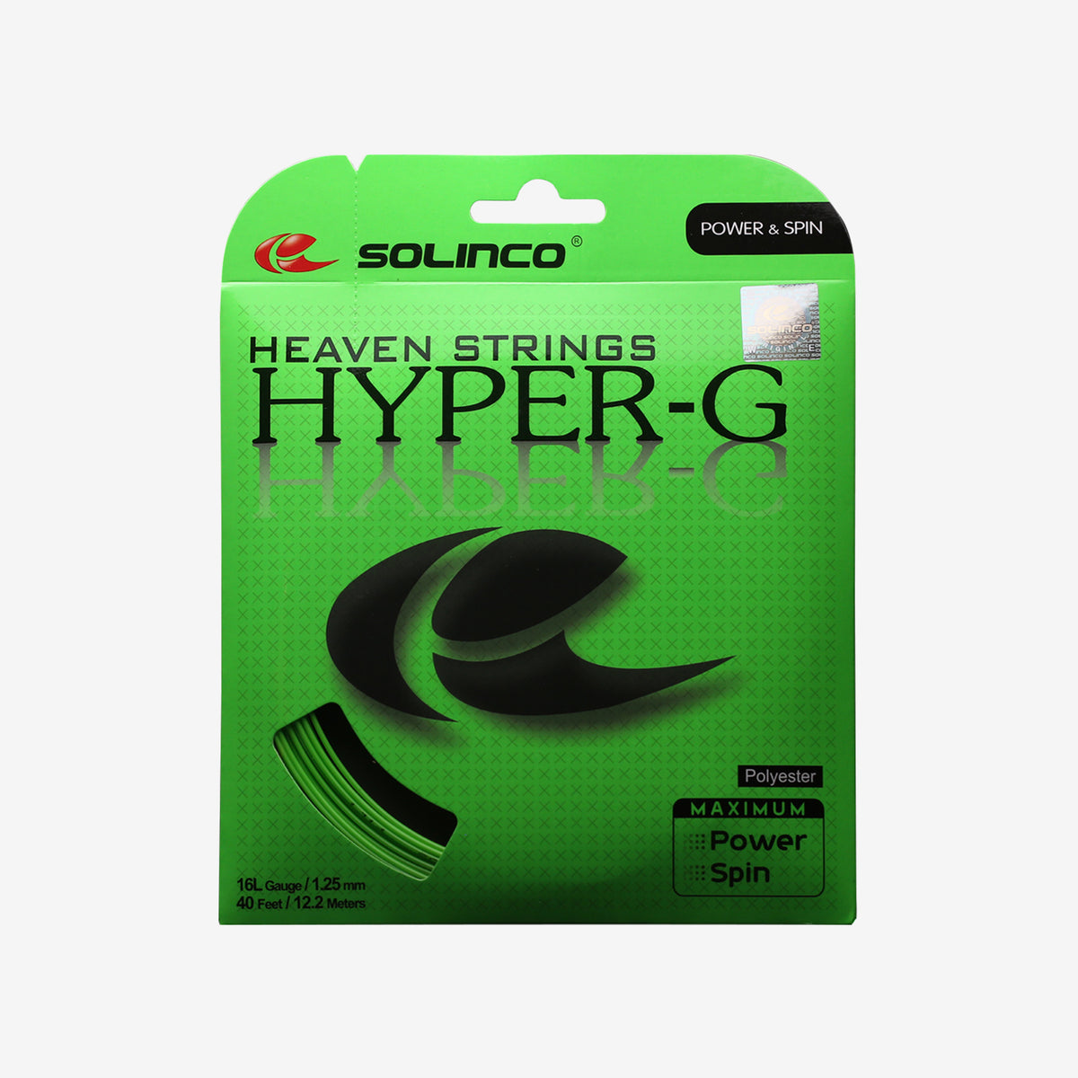 Corda Ténis Solinco Hyper-G Rolo 200m (Verde) SOLINCO